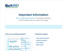 Tablet Screenshot of kwik-fitinsurance.com